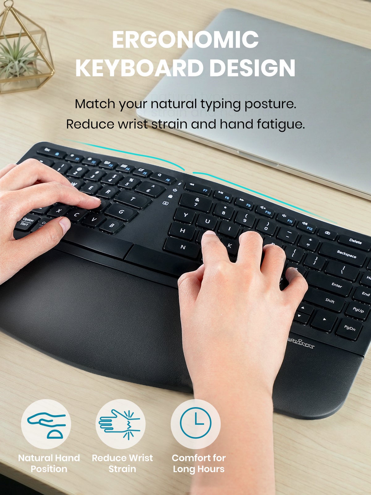 ペリックス、左右分離キーボードと縦型マウスをセットにした「PERIDUO-606IIA」を発売｜PERIDUO-606IIAの主要スペック（2枚目）