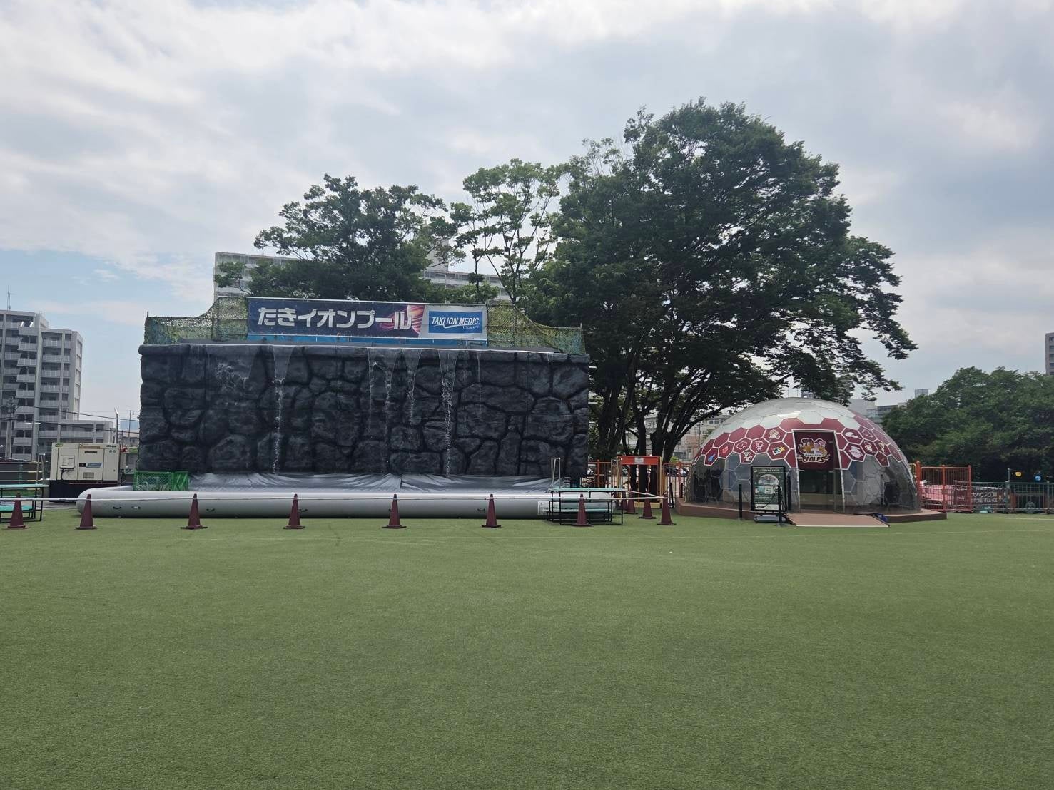 株式会社アップドラフト、楽天モバイル 最強パーク宮城で「たきイオンプール」を設置｜たきイオンプールの実施概要