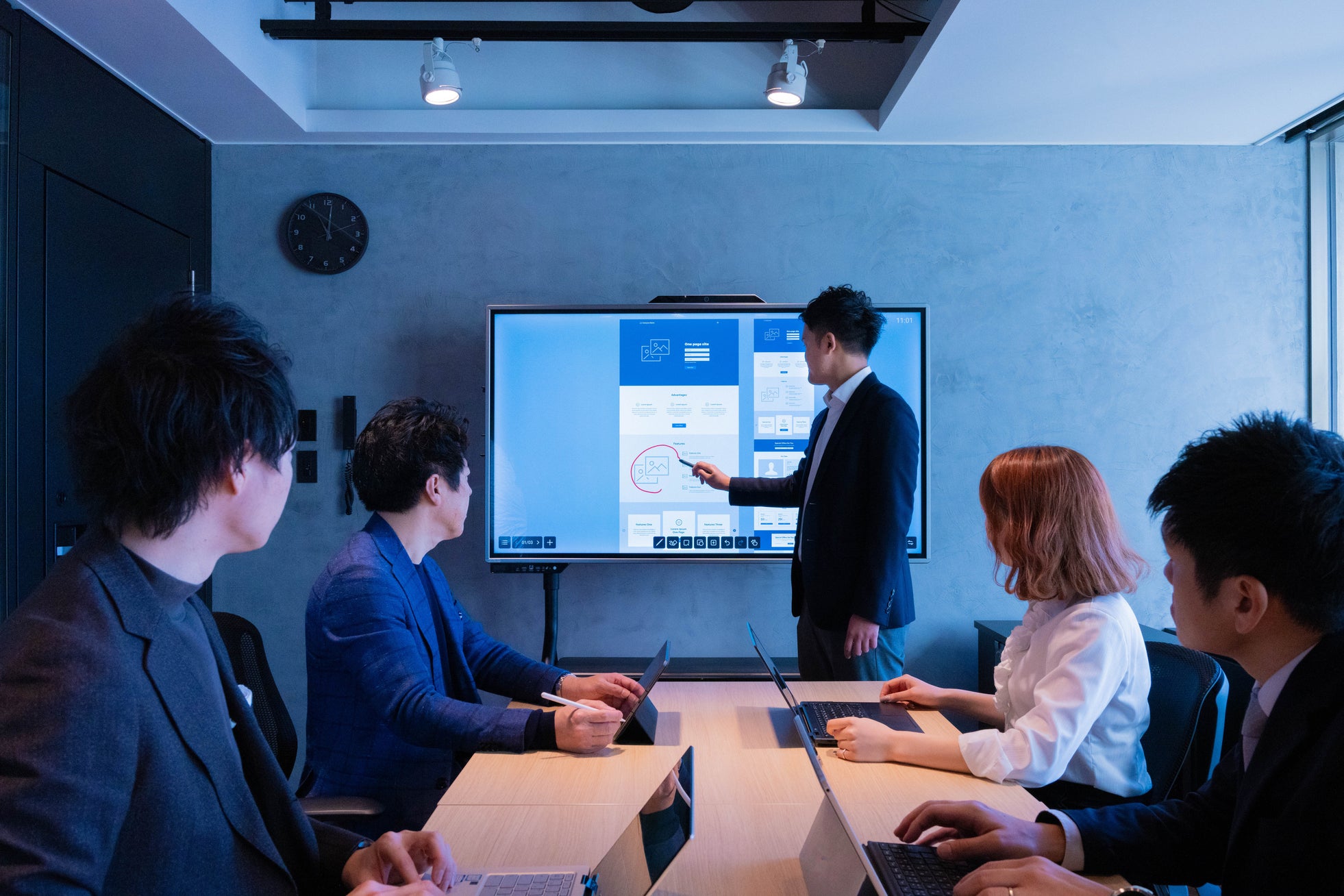小島国際法律事務所、デジタルホワイトボード「MIRAI TOUCH Biz」を導入｜MIRAI TOUCH Bizの主な特長（3枚目）