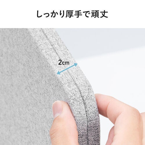 サンワダイレクト、周囲の視線を遮るフェルト製デスクトップパネル3種を発売｜取扱サイト