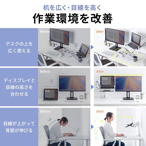 サンワサプライ、モニターアームに取り付けできるノートパソコントレーを発売｜主要スペックと対応サイズ