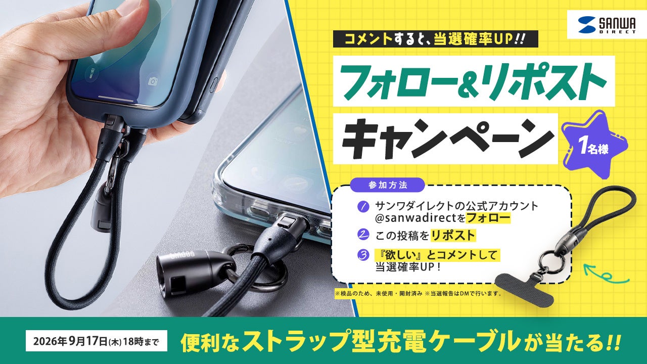 サンワダイレクト、2026年「創業祭」セールを9月3日より開催へ|各種SNSを活用したプレゼントキャンペーン(8枚目)