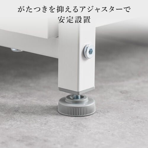 サンワダイレクト、デスクと高さが揃う7段階調整可能なオープンラックを発売｜主な仕様と価格（11枚目）