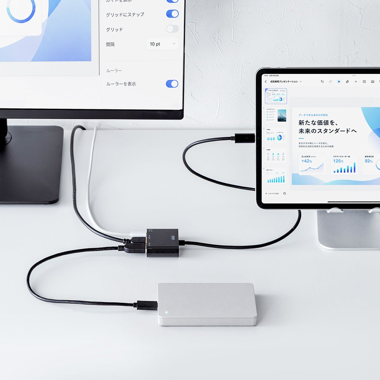 サンワダイレクト、充電とUSB A接続が同時にできるUSB-C HDMI変換アダプタを発売｜主要スペックと価格（4枚目）