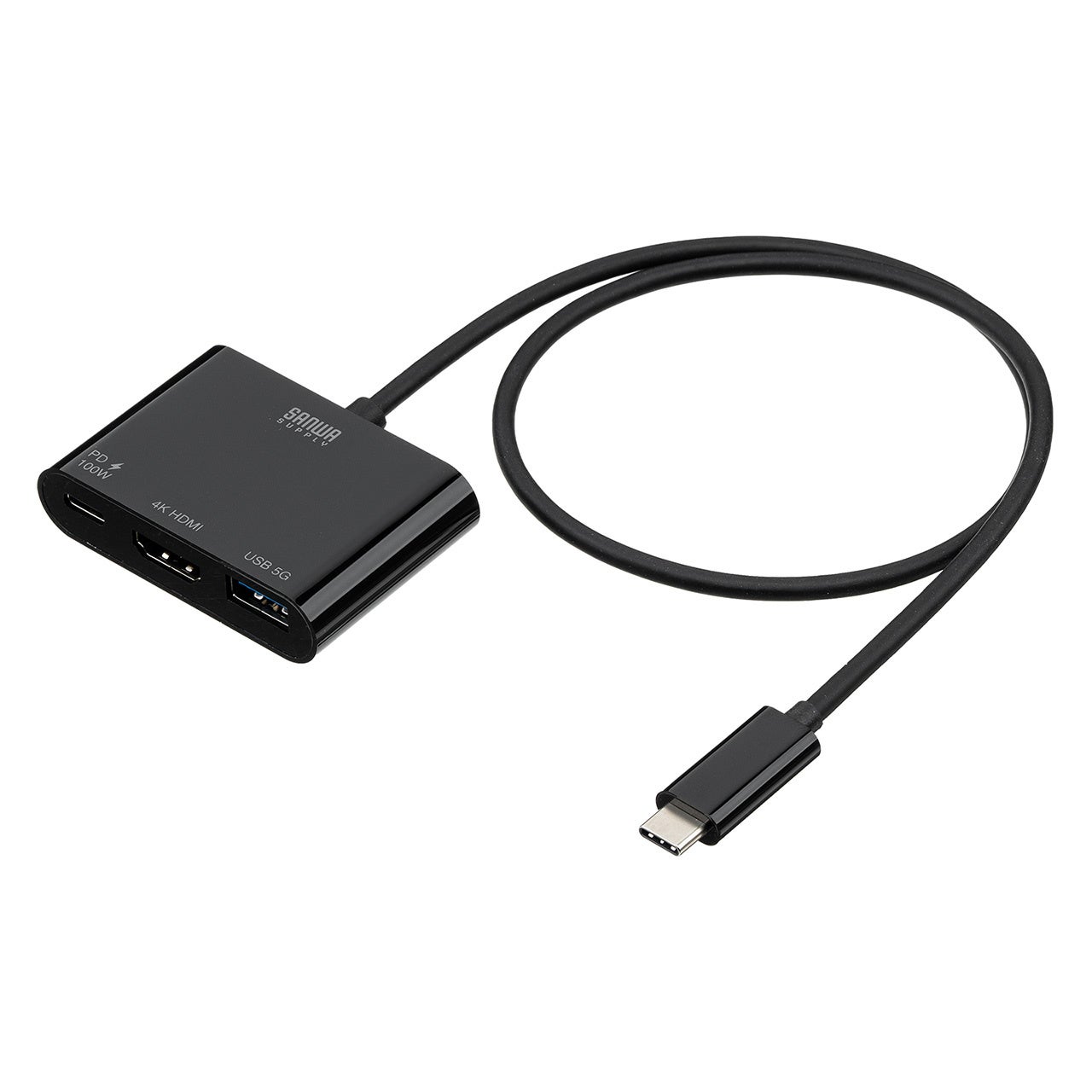 サンワダイレクト、充電とUSB A接続が同時にできるUSB-C HDMI変換アダプタを発売｜500-KC052の主な特徴