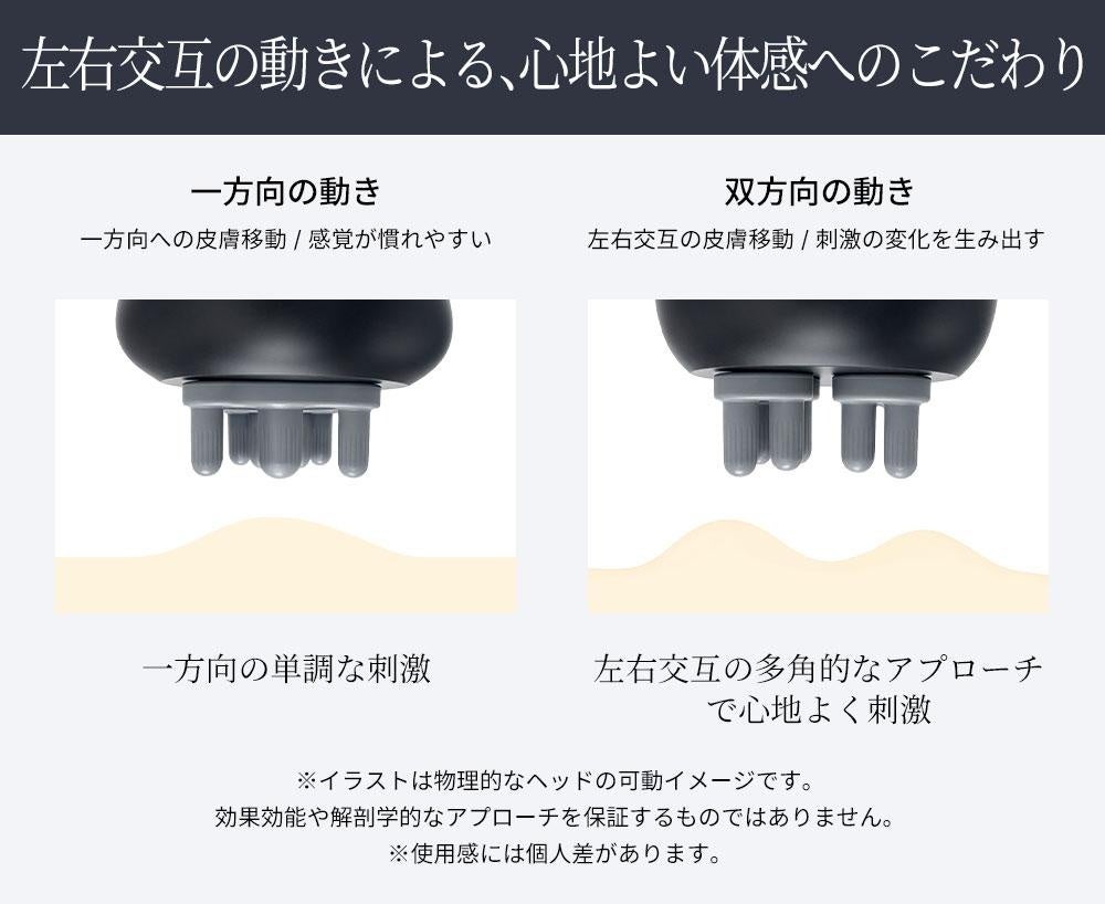 2つのヘッドが左右交互に動く新感覚のスカルプケアデバイス「BK-05」がMakuakeに登場 - 画像3
