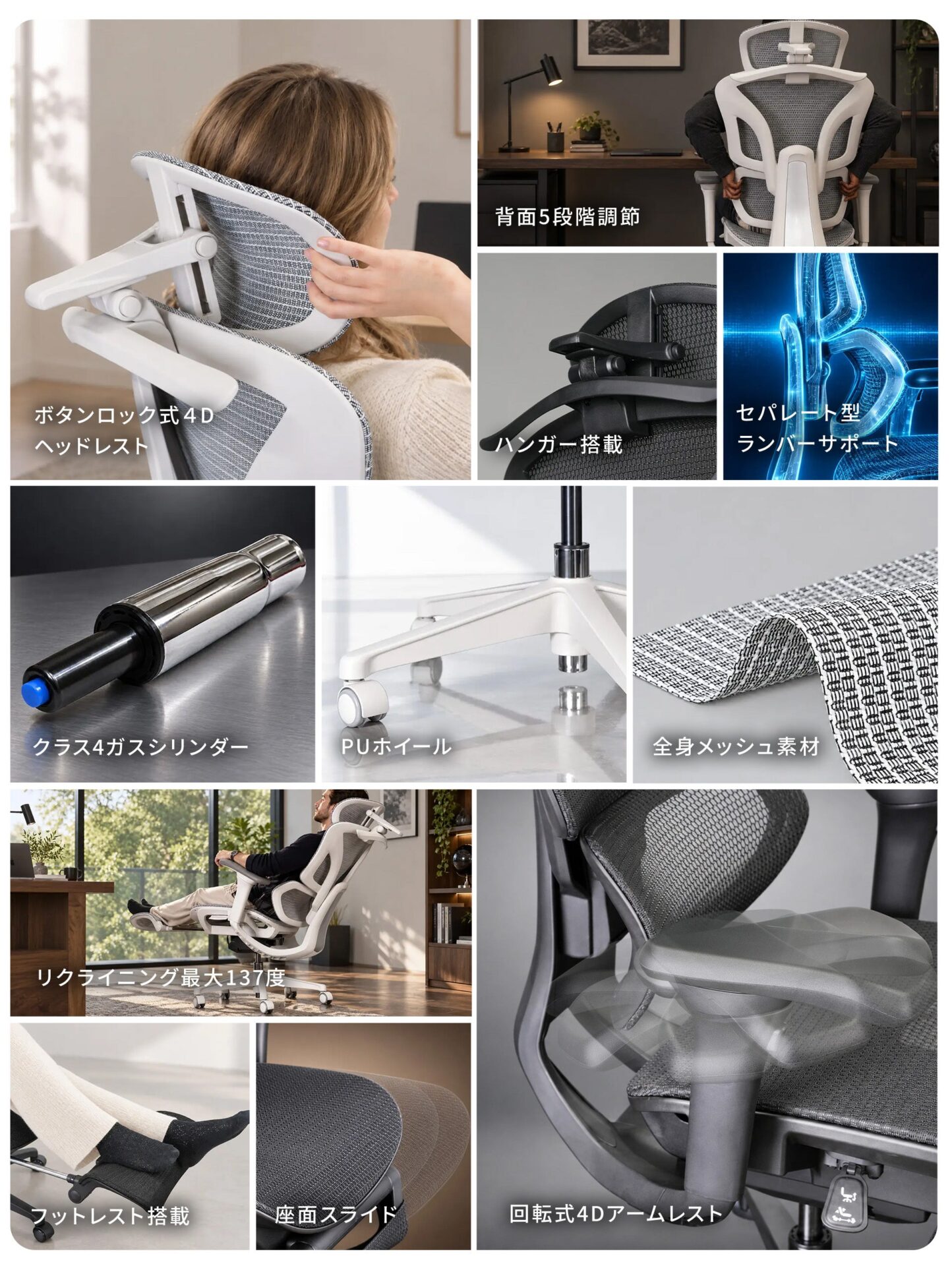 EastForce、ボタンロック式4Dヘッドレストを搭載した「エイリアンチェアPro2.0」を発売 - 画像3