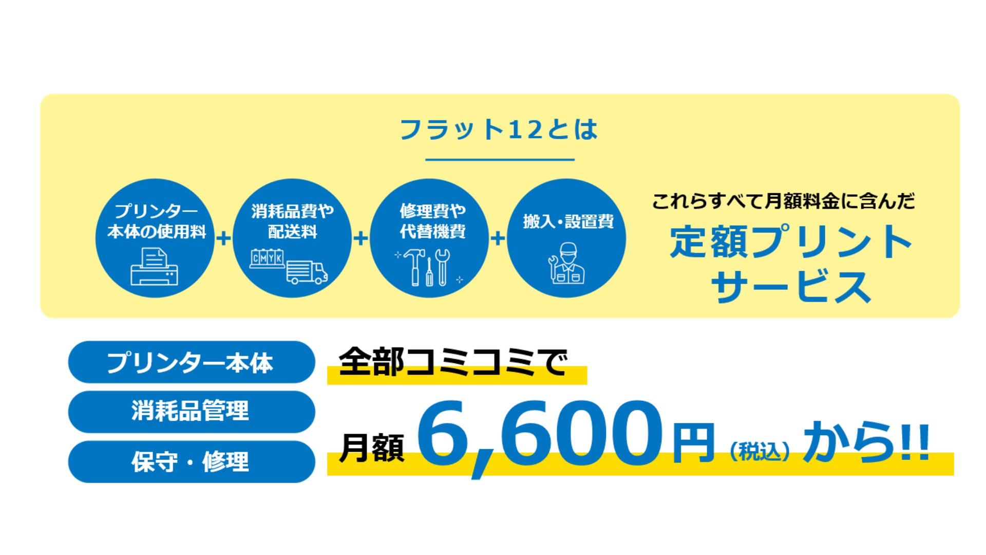 ブラザー、法人向け定額プリントサービス「フラット12」の5周年記念キャンペーンを開始｜フラット12 5周年記念キャンペーンの概要