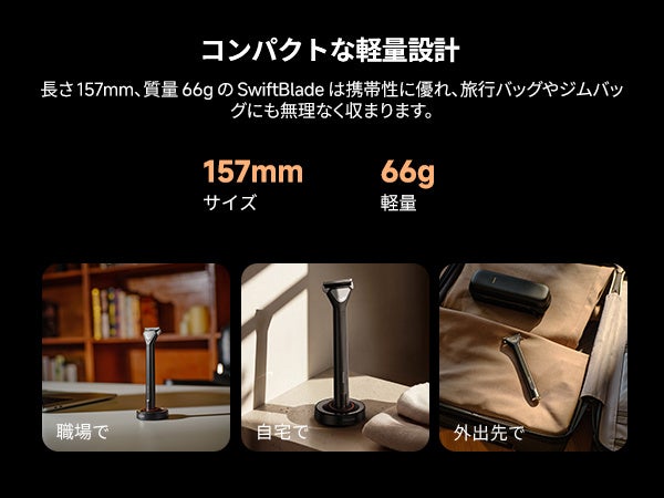 Dreame、1台で全身ケアできる多機能グルーミングシェーバー「SwiftBlade」をGREEN FUNDINGで先行販売｜クラウドファンディングの概要（5枚目）