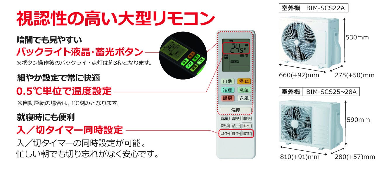 ビックカメラ、2027年省エネ基準達成のルームエアコン3機種を発売(3枚目)