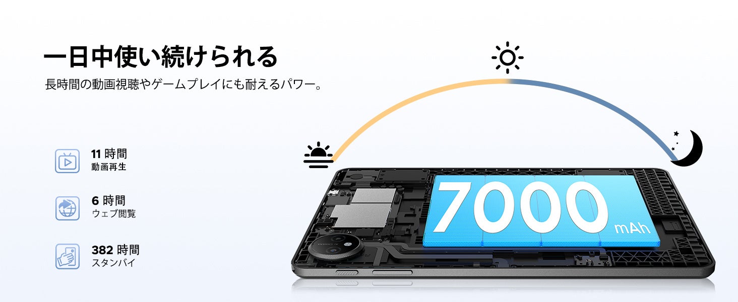 POCKAM、Android 16とGemini AI搭載のタブレット「POCKAM P10」の半額セールを実施｜7000mAhバッテリーとWidevine L1対応（3枚目）