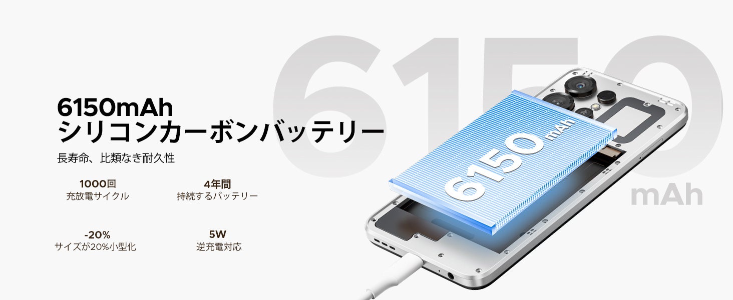 DOOGEE、6.56インチ90Hz大画面や6150mAhバッテリー搭載の「Note56X」がAmazonタイムセールに登場｜メモリ拡張と便利な機能（4枚目）