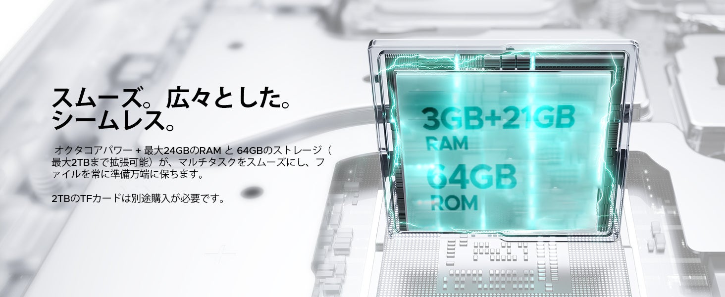 DOOGEE、6.56インチ90Hz大画面や6150mAhバッテリー搭載の「Note56X」がAmazonタイムセールに登場｜メモリ拡張と便利な機能（6枚目）