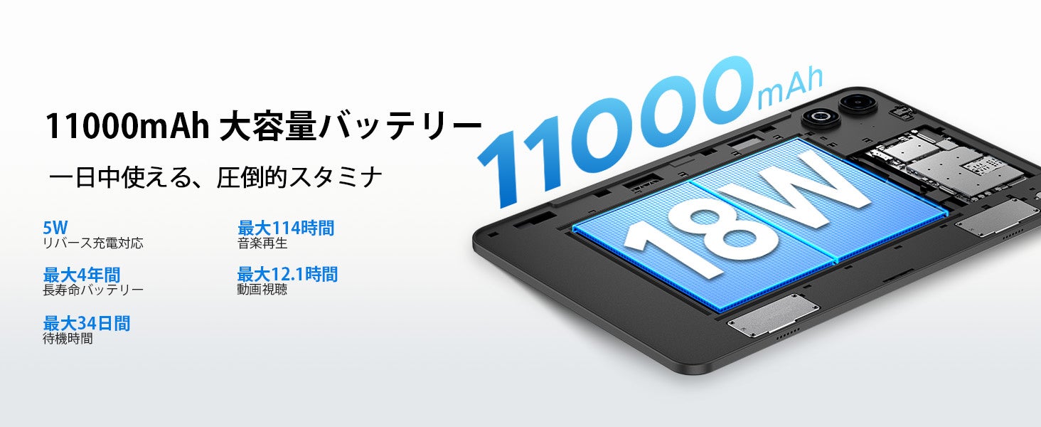 DOOGEE、13.4型大画面とGemini AIを搭載したAndroid 16タブレット「U13 Pro」を発売|パフォーマンスと機能の詳細(5枚目)