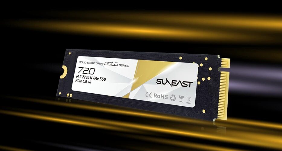 SUNEAST、高速M.2 SSD「GOLD SERIES 720 1TB」が当たるXプレゼントキャンペーンを本日まで開催中|SUNEAST GOLD SERIES 720 1TBの製品概要