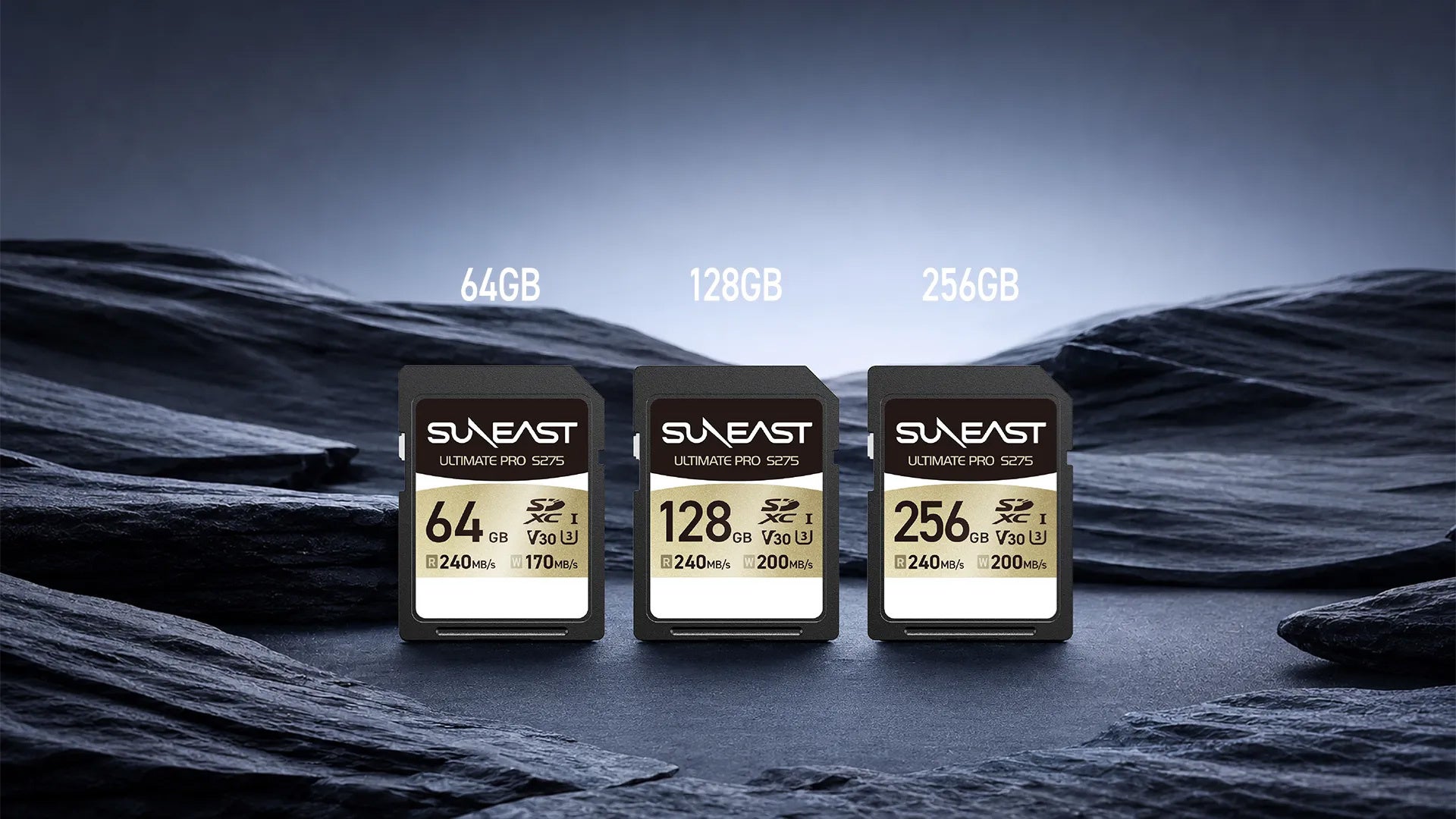 SUNEAST、最大読込240MB/sに対応する高速SDカード「ULTIMATE PRO S275 GOLD Series」を9月上旬に発売｜耐久性と製品保証（3枚目）