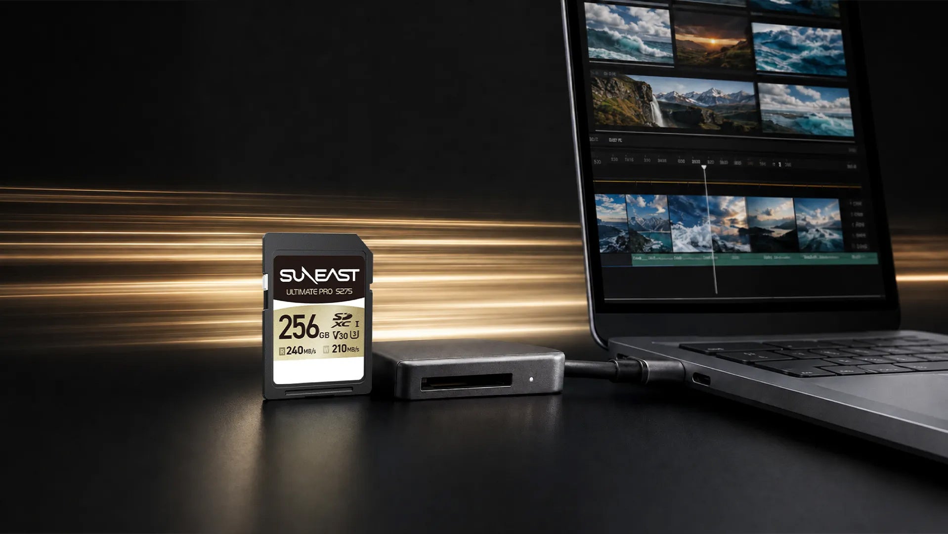 SUNEAST、最大読込240MB/sに対応する高速SDカード「ULTIMATE PRO S275 GOLD Series」を9月上旬に発売｜製品仕様