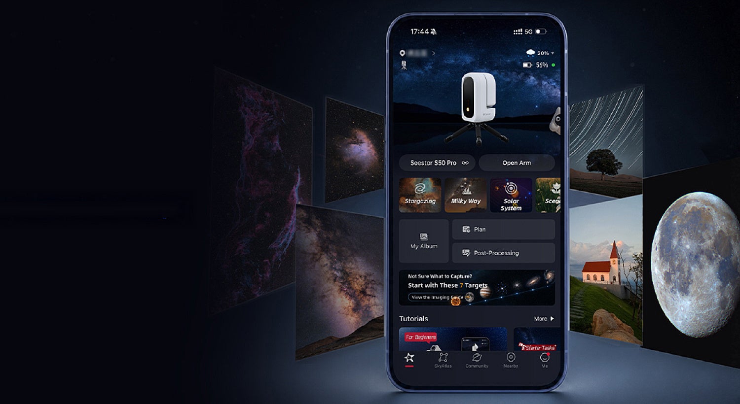 ビクセン、星雲から天の川まで撮影できるスマート天体望遠鏡「Seestar S50 Pro」を発売｜発売日と価格について