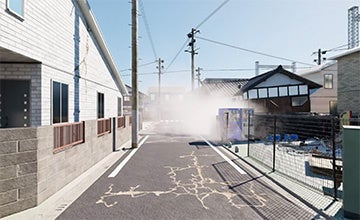 田中電気、防災訓練VRに「地震 市街地編」「津波 津波比較編」の新コンテンツを追加（3枚目）