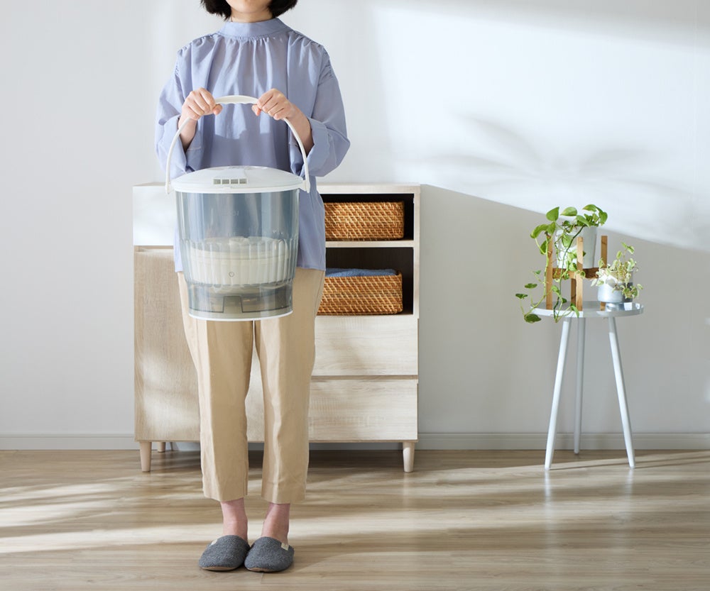ジェネパ、リモコン操作や70℃のお湯洗いに対応した「simplus バケツ洗濯機 リモコン式」を発売｜販売について（4枚目）