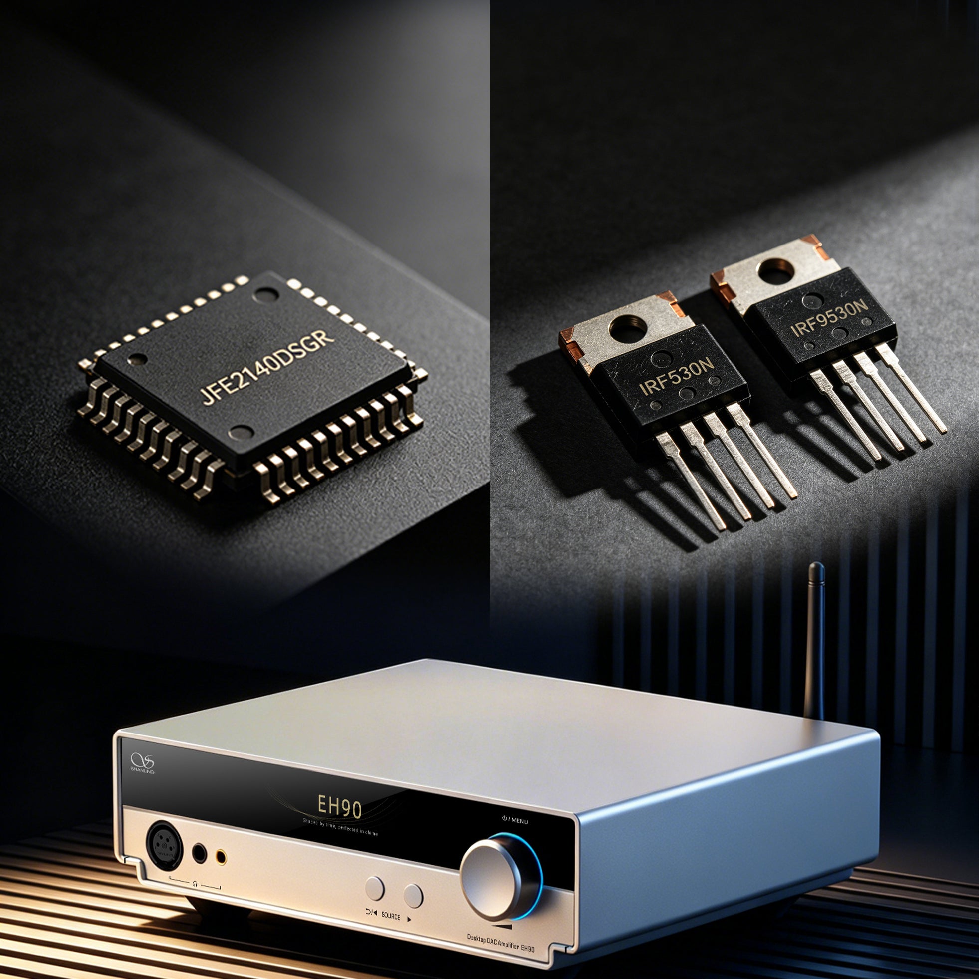 SHANLING、第二世代R2R DAC搭載のデスクトップDAC/AMP『EH90』を9月11日に発売｜HDMI ARC入力の採用