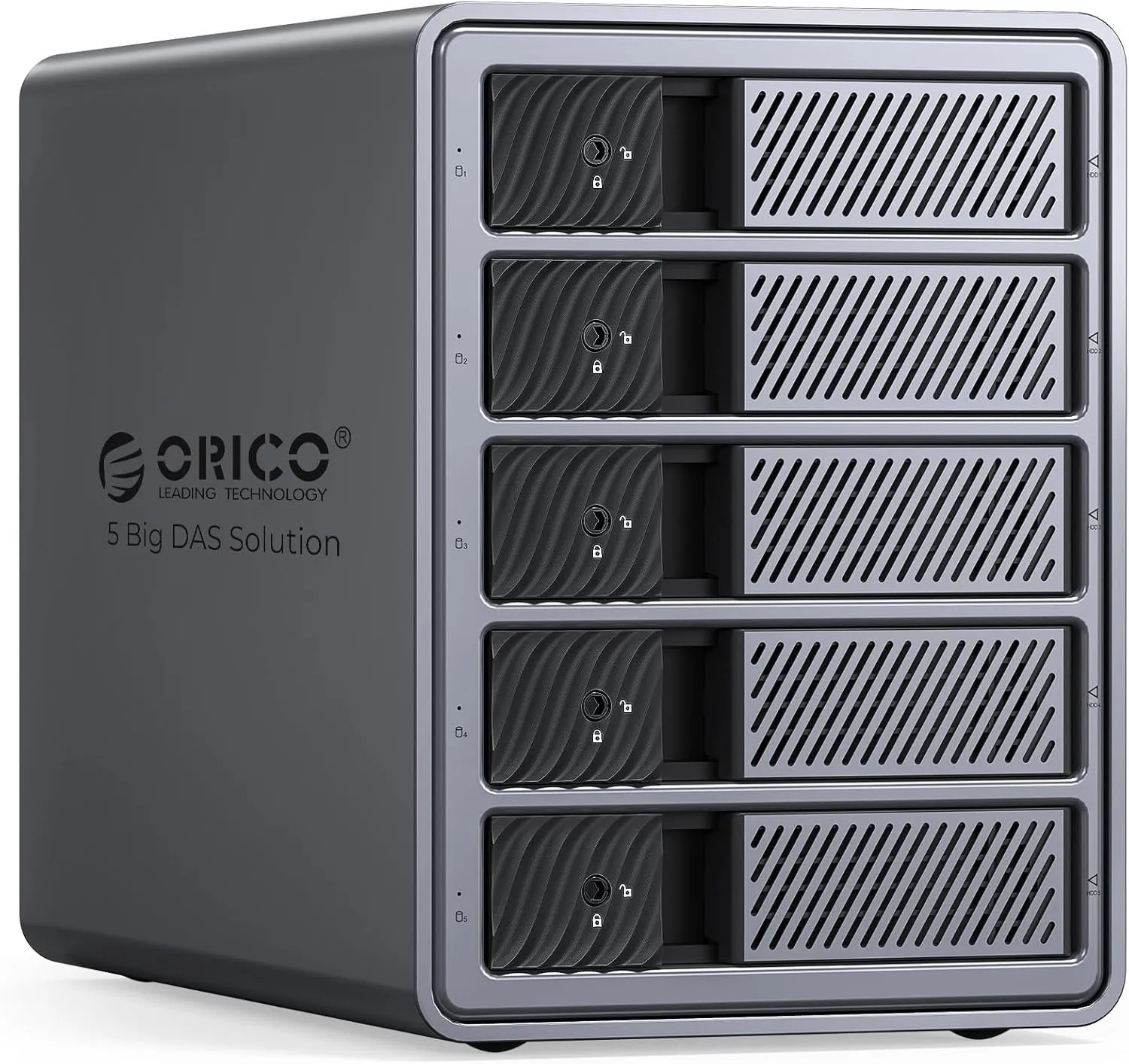 ORICO、最大110TB対応の5ベイ3.5インチHDDケースを発表