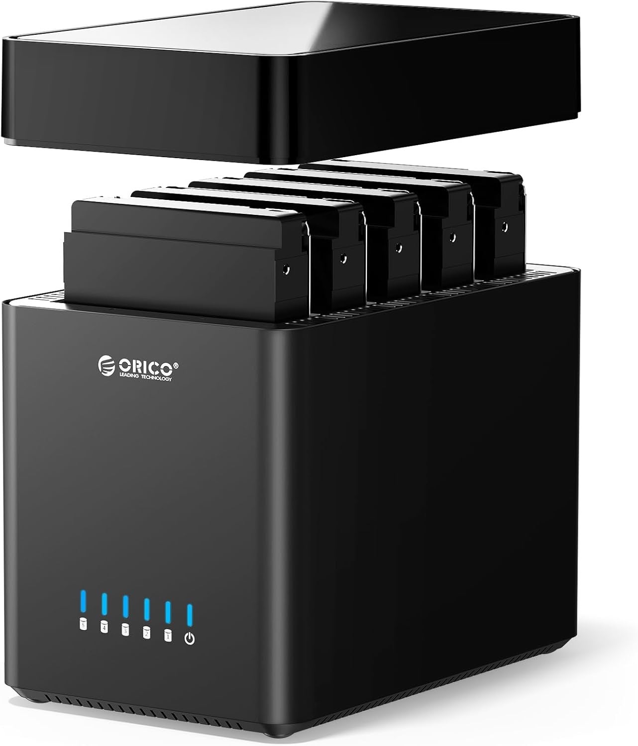 ORICO、最大90TB対応の磁気吸着式5ベイHDDケースを発売