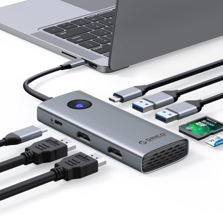 ORICO、デュアルHDMI 4K出力対応の8-in-1 USB-Cドッキングステーションを発売