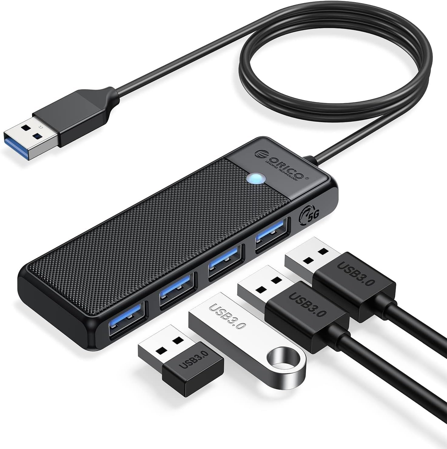 ORICO、5Gbps高速転送に対応したコンパクトな4ポートUSB 3.0ハブを発表|ORICO 4ポートUSB 3.0ハブのキャンペーンと価格