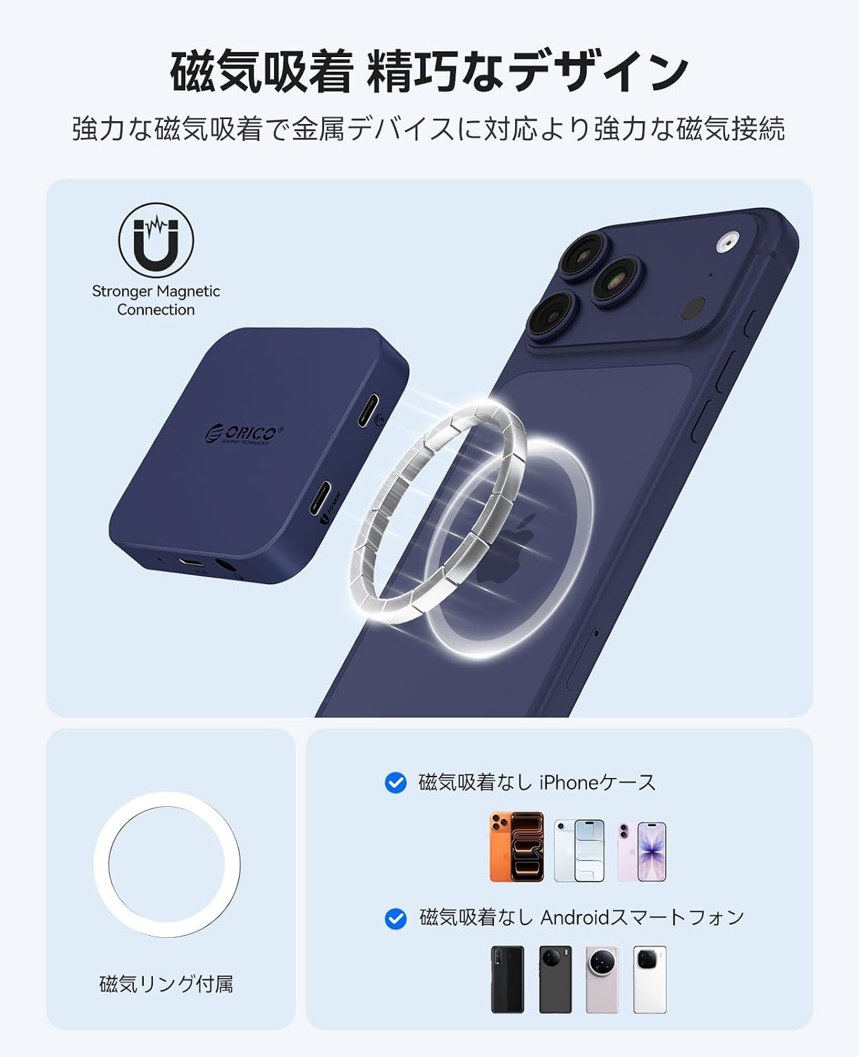 ORICO、MagSafe対応の磁気吸着式カードリーダーを発売｜キャンペーンと価格について
