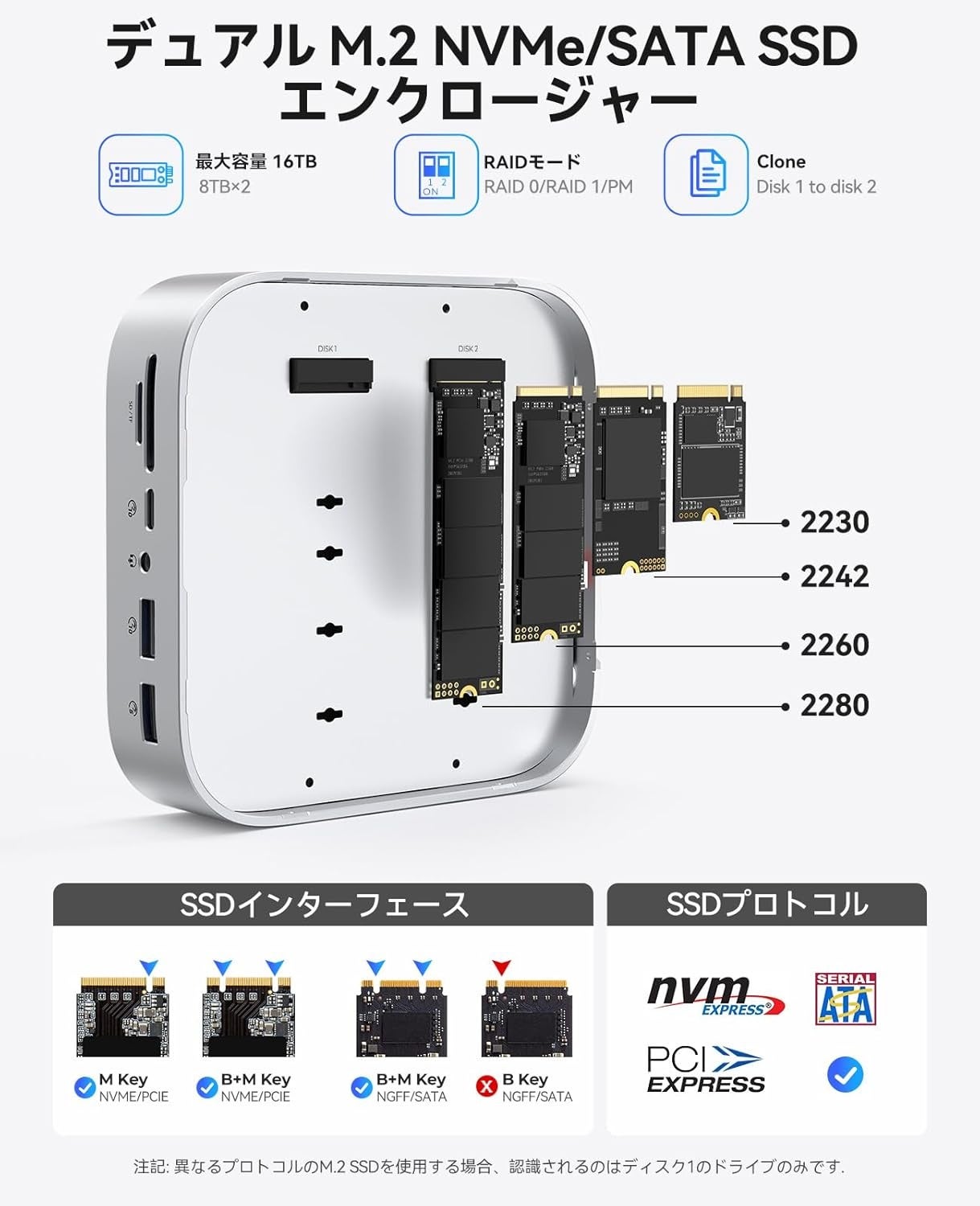 ORICO、最大16TB拡張や4K出力に対応する10-in-1デュアルM.2 SSD RAIDハブを発表｜最大16TBのデュアルSSD拡張と3種類のRAIDモード