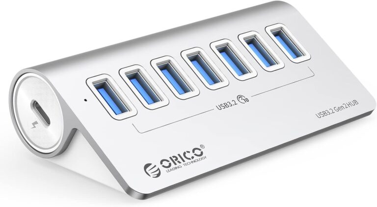 ORICO、10Gbps転送や32°傾斜デザインを採用した7ポートUSBハブを発売