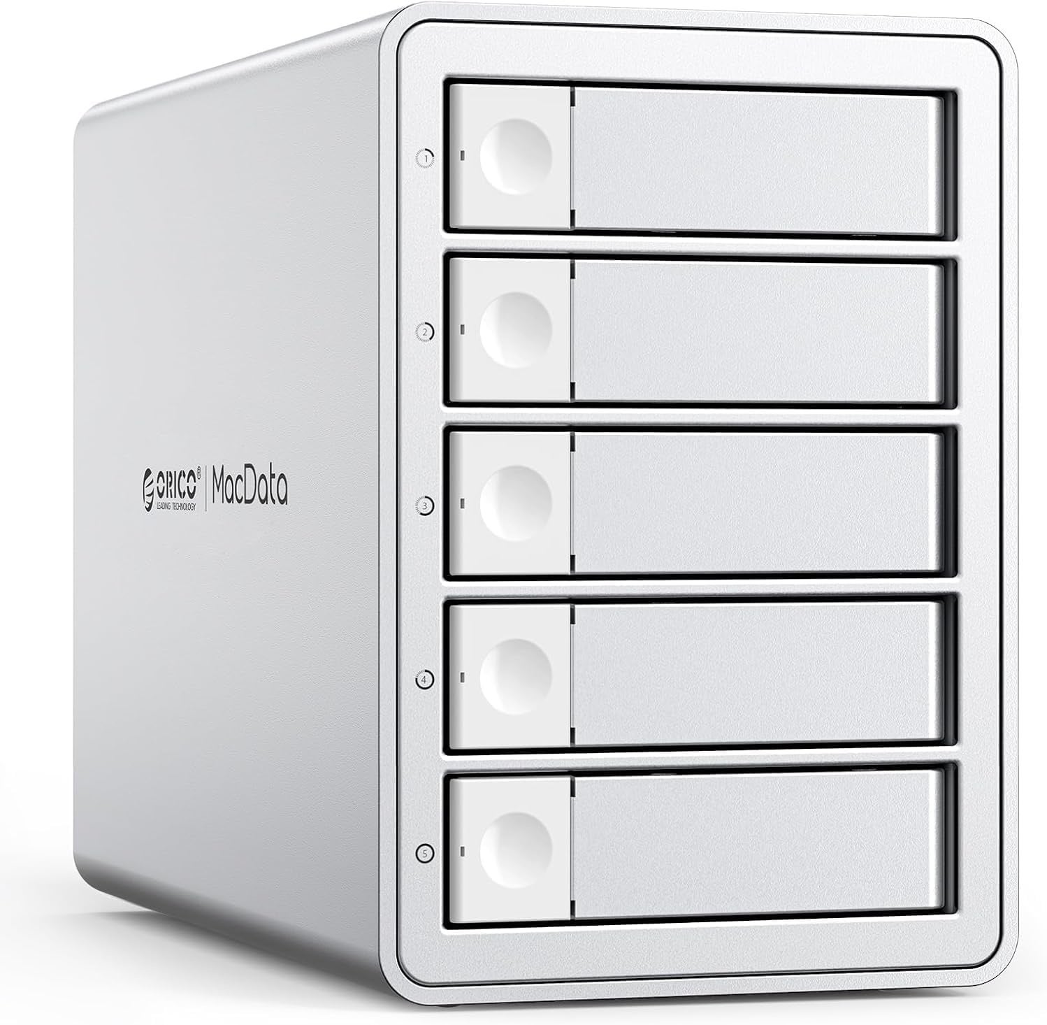 ORICO、最大110TB対応の5ベイHDDケースを発売–7種RAIDモードや150W電源を内蔵