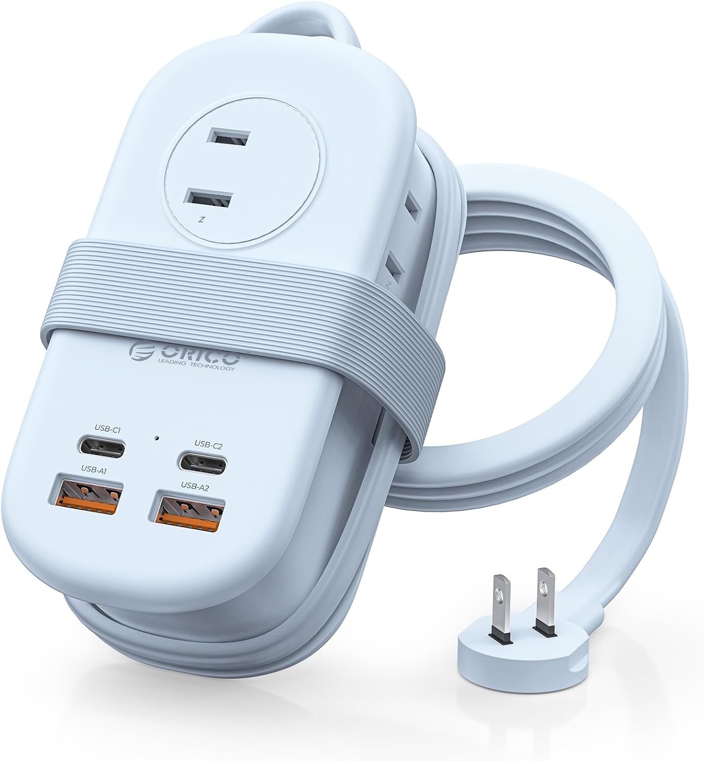 ORICO、GaN採用PD65W対応7-in-1トラベル電源タップを発表|巻き取り式延長コードによる優れた携帯性