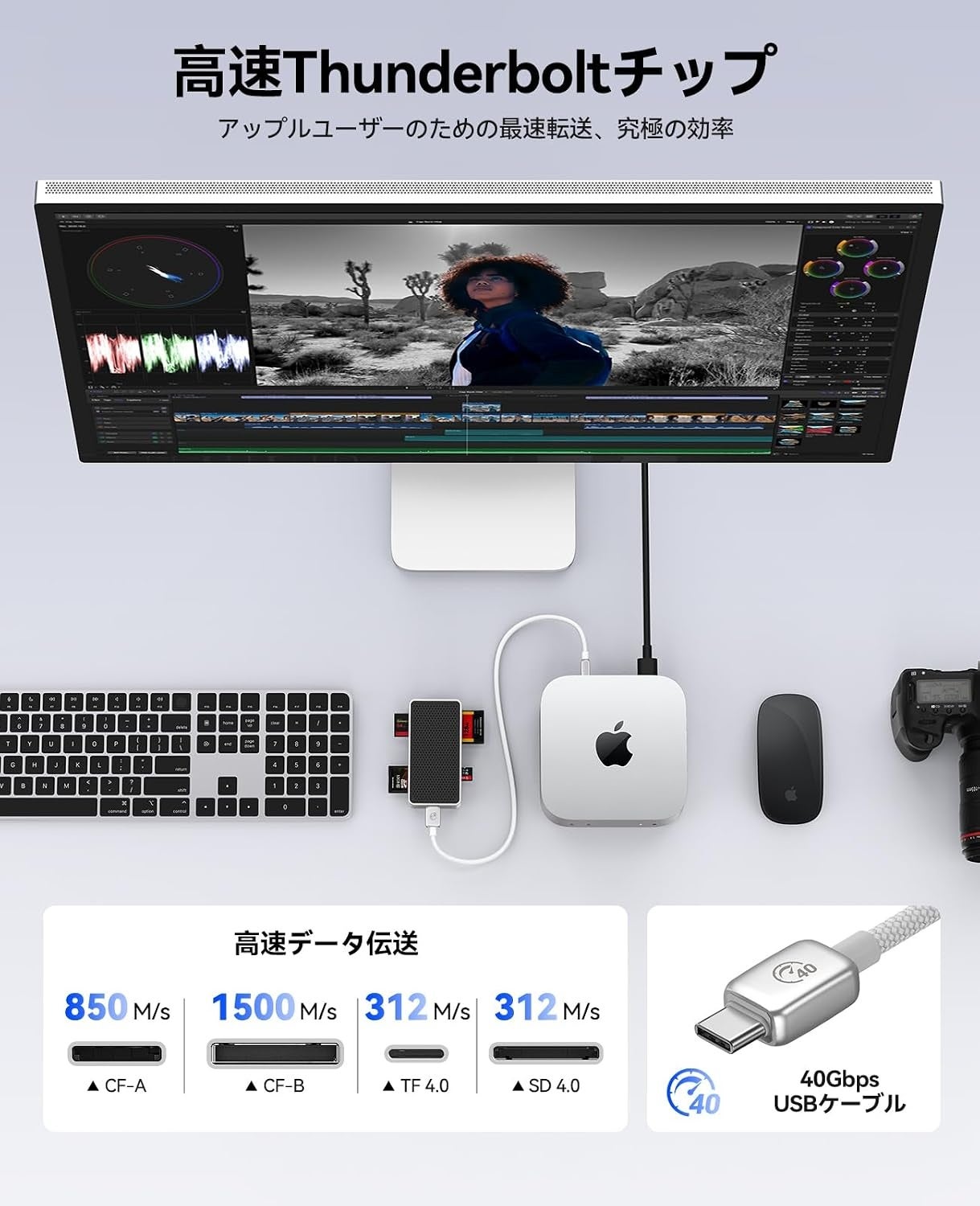 ORICO、CFexpressやSD・TFに対応する4-in-1プロカードリーダーを発表