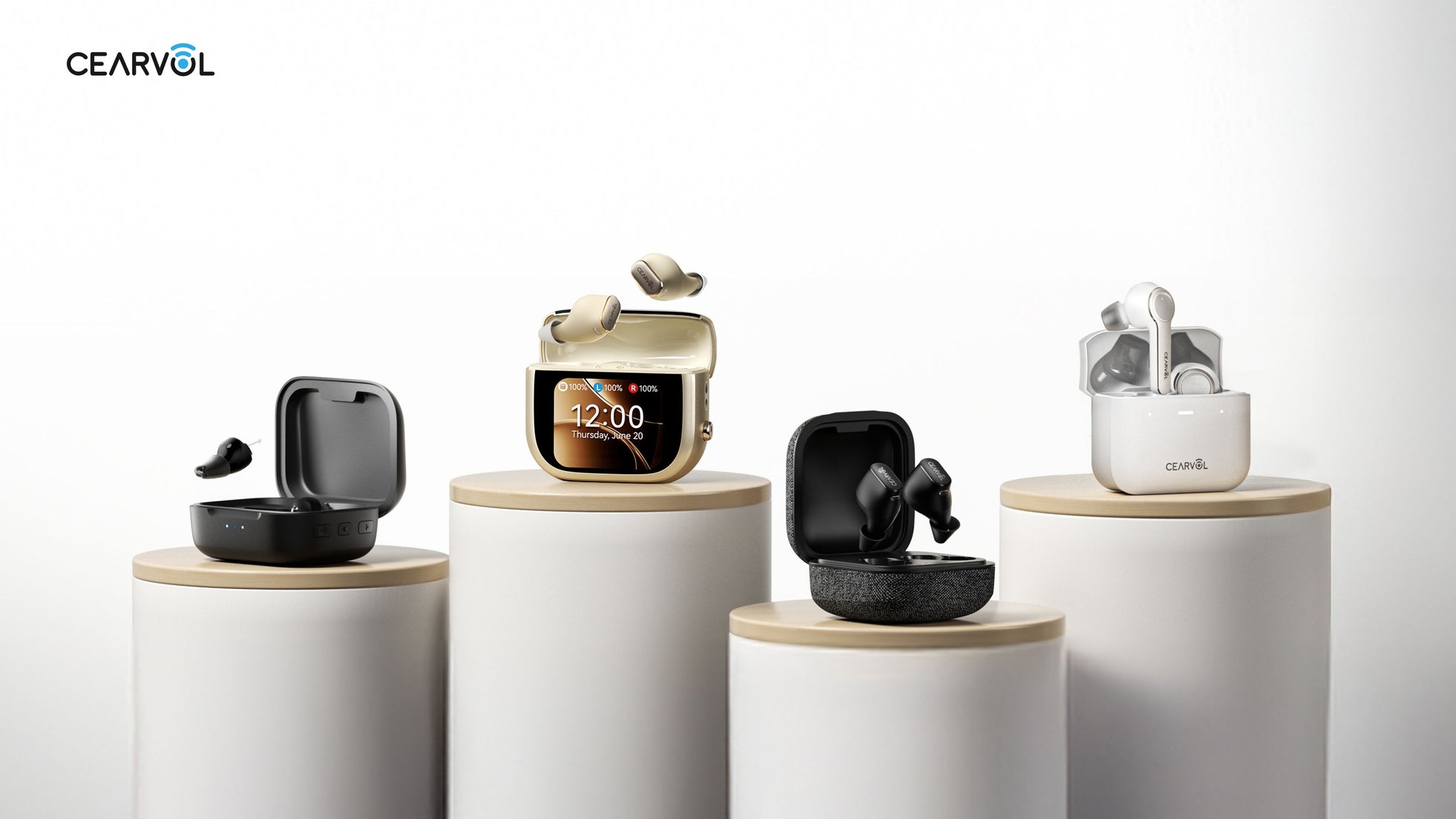 Cearvol、形状別に選べる3つのスマート集音器スタイルを提案