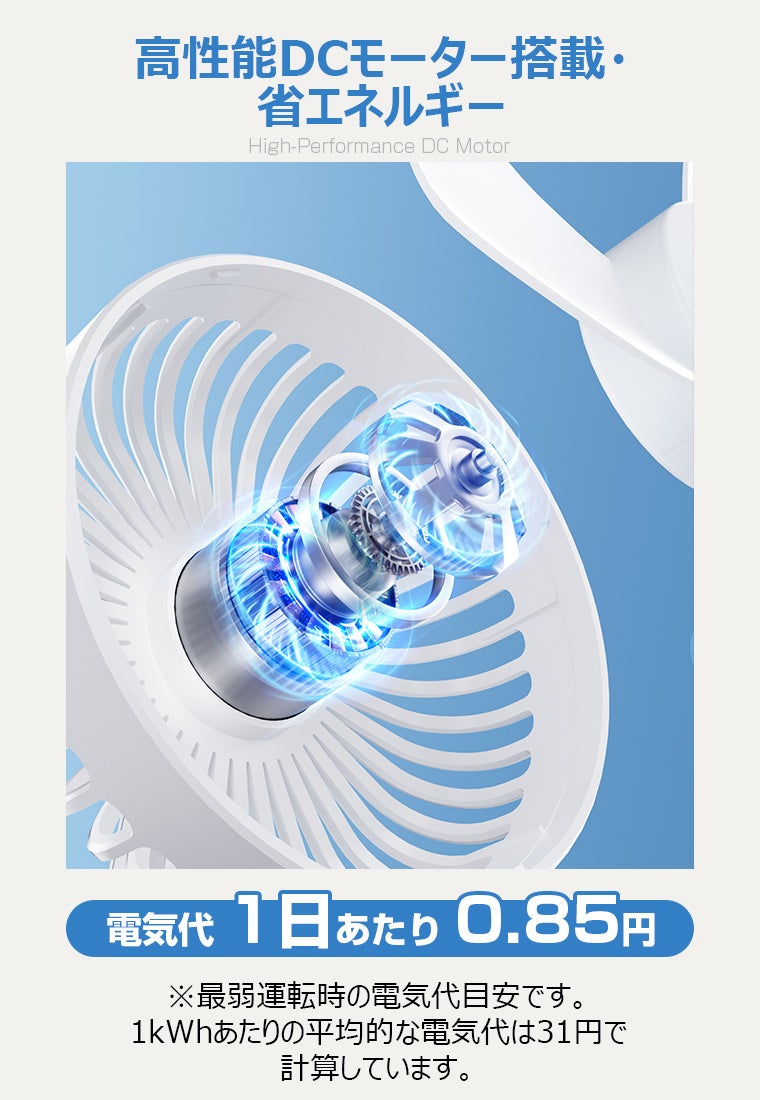 L&Lライブリーライフ、最大112時間連続使用できる大容量折りたたみ扇風機「A10」を発売｜A10の製品仕様