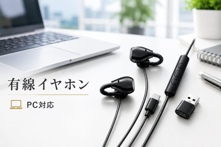 LivelyLife、USB-A変換アダプタ付きの有線イヤホン「J1V」を発売