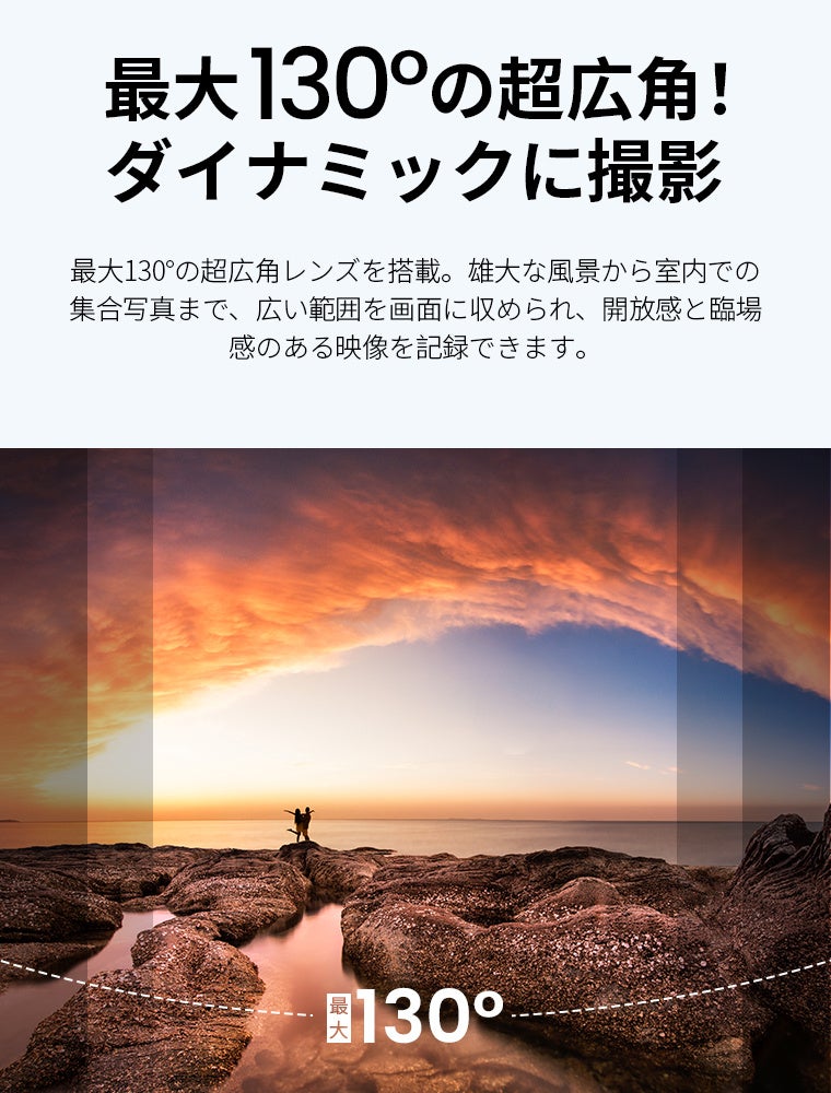 L&Lライブリーライフ、マグネット装着と4K撮影に対応した超小型POVアクションカメラを発売｜4K撮影とEIS手ブレ補正を搭載した主要スペック（4枚目）