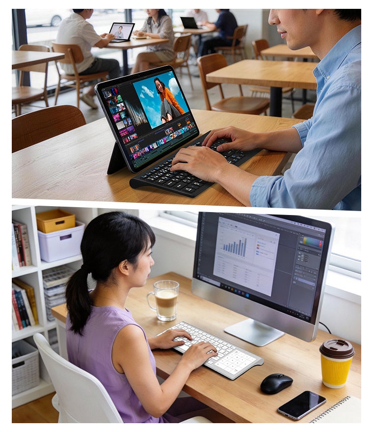 L&Lライブリーライフ、タッチパッドとテンキーを切り替える3in1仕様の日本語配列ワイヤレスキーボードを発売｜発売記念の期間限定10％OFFキャンペーンを開催（7枚目）