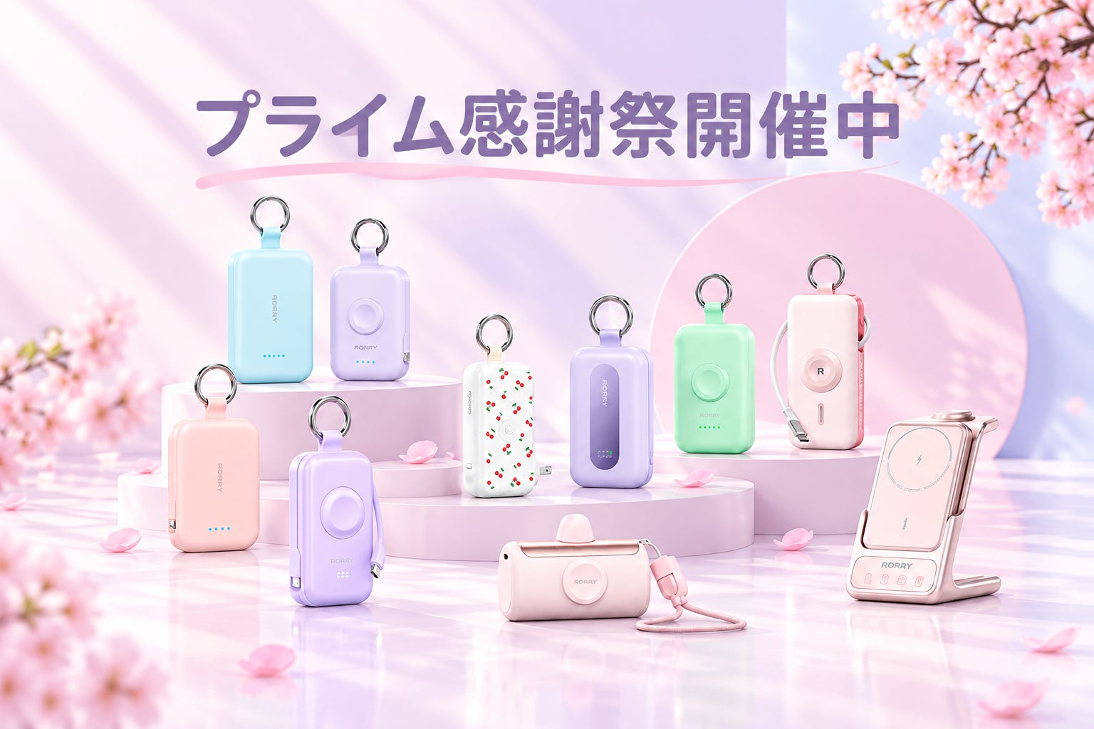 ロリー・ジャパン、Amazonプライム感謝祭でモバイルバッテリーなど20種類以上を最大50%OFFで販売へ