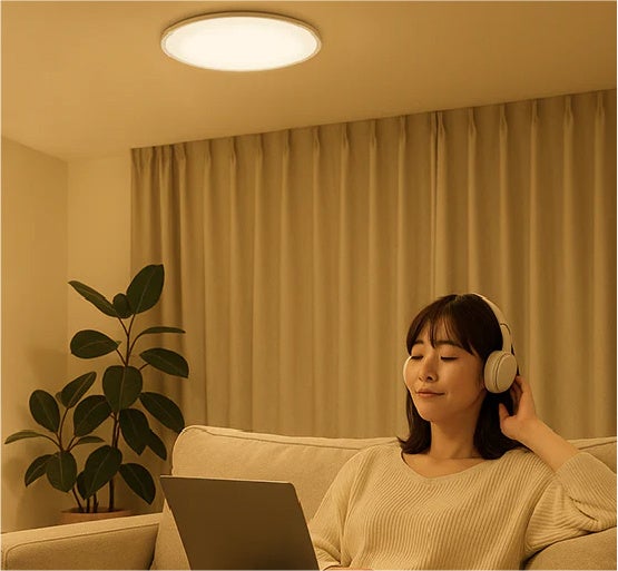 lipro、太陽光再現技術を採用した「太陽光スリープライト」と「シーリングライト」を発売｜太陽光スリープライトとシーリングライトの主な特徴
