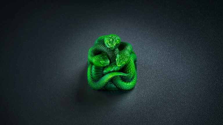 Razer、ブランド初となるハンドフィニッシュ仕上げのキーキャップ「Razer Artisan Keycap – Triple-Headed Snake Edition」を発表