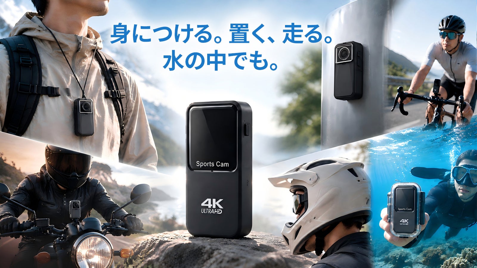 4K対応・1.3インチ液晶モニター搭載の超小型アクションカメラ「YD01」がMakuakeにて先行販売開始｜製品仕様とプロジェクト概要