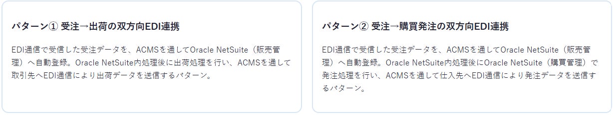 データ・アプリケーション、ACMSとOracle NetSuiteのデータ連携に向けた技術検証を完了(2枚目)