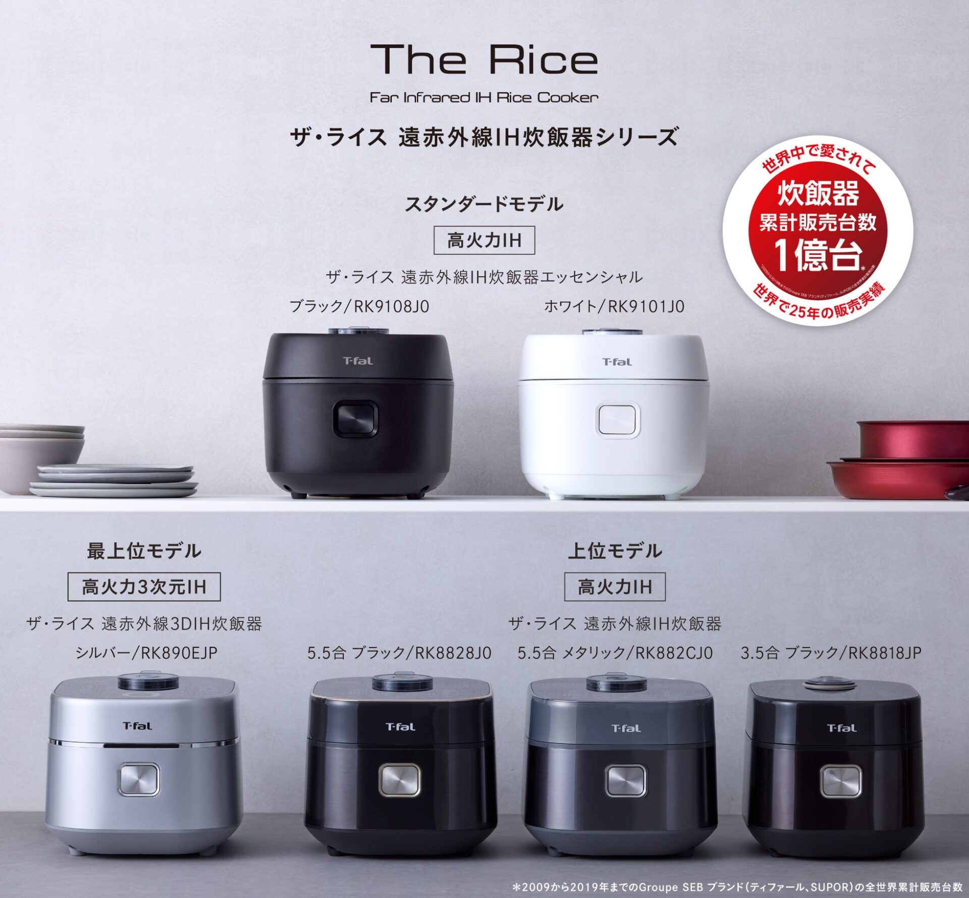 ティファール、一人暮らしに向けたポップな4合炊きマイコン式炊飯器を2026年9月に発売|取扱サイト