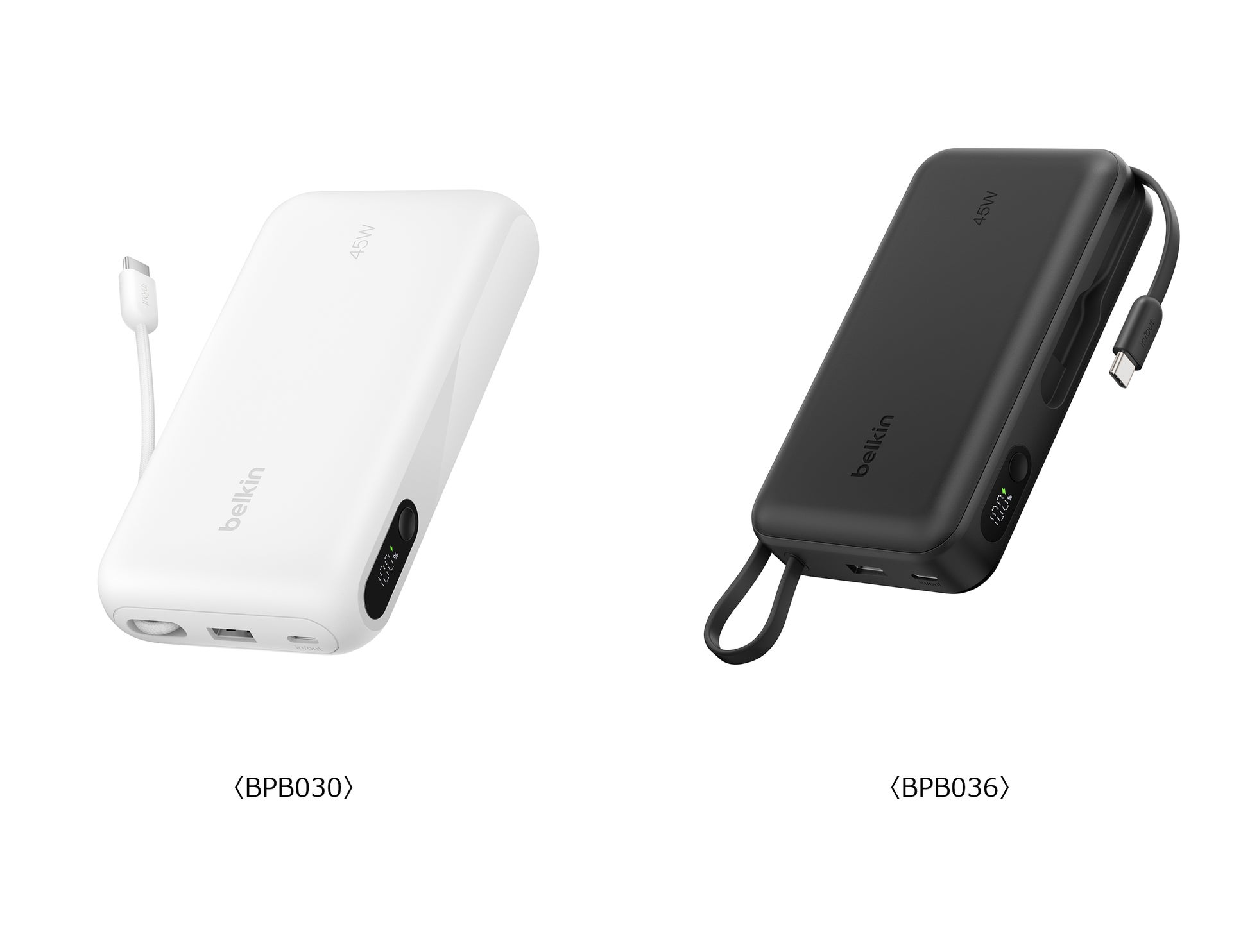 ベルキン、最大45W急速充電に対応する「Belkin UltraCharge」モバイルバッテリー4種を発売|20000mAhモデルの製品概要と価格(9枚目)