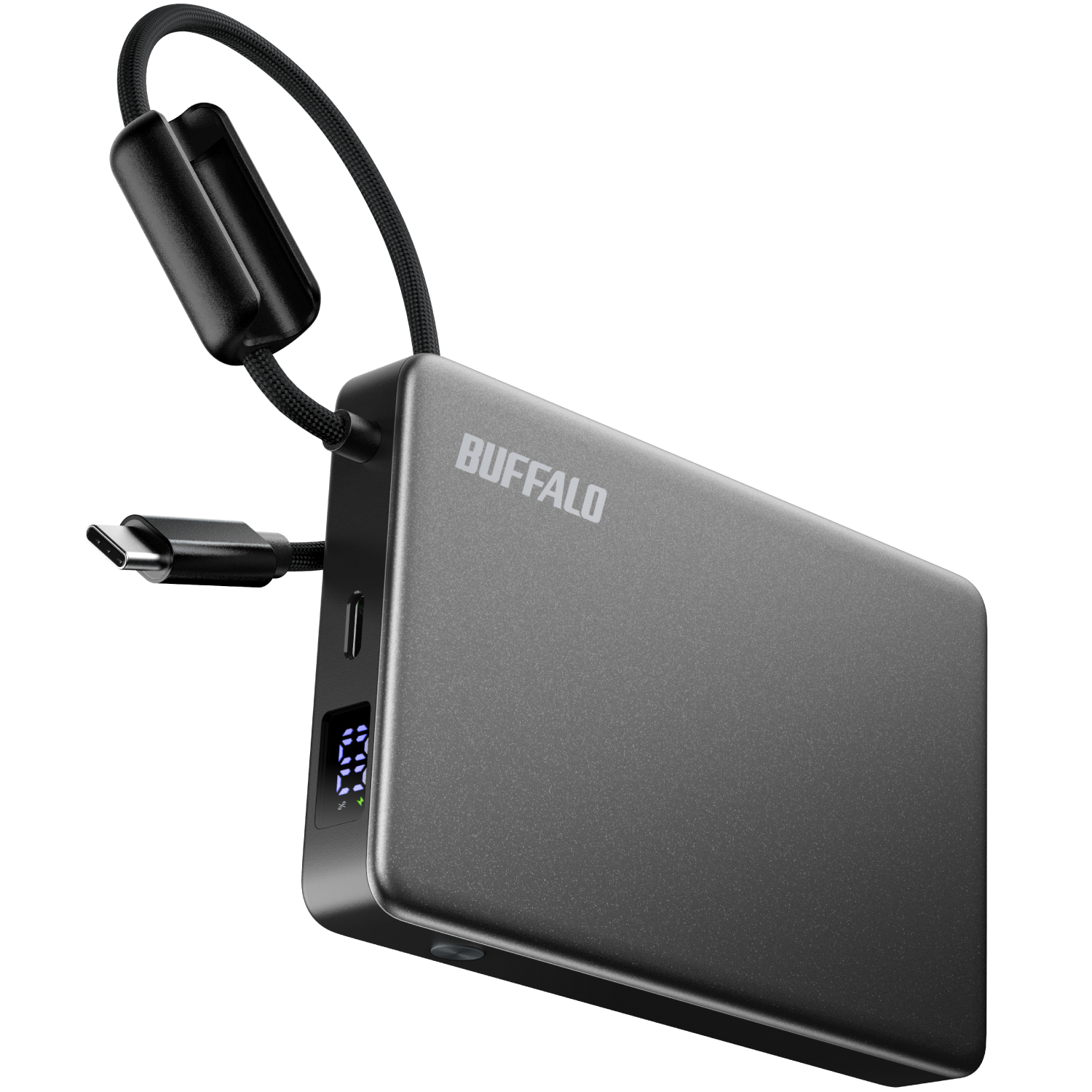バッファロー、安全性と機能を追求した薄型・軽量の「半固体モバイルバッテリー」を9月上旬に発売｜取扱サイト