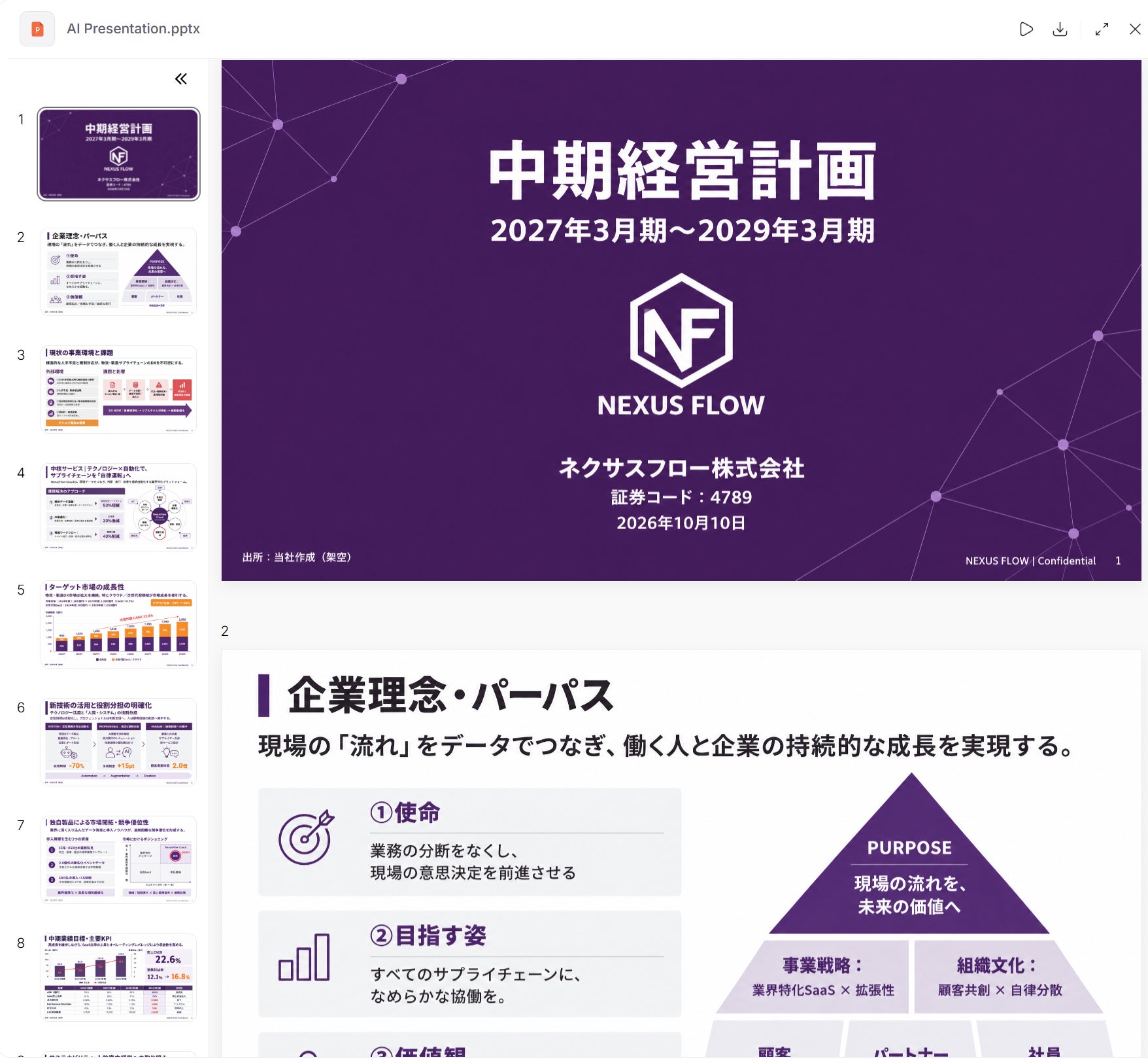 HIX AI、スライド作成機能に「最適化」「変換」の専用入口と新テンプレートを追加