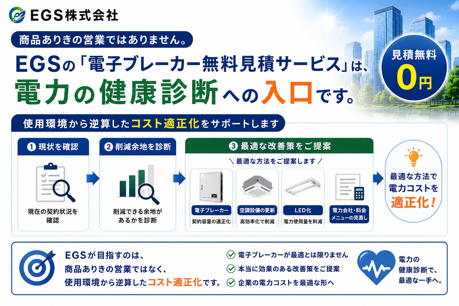 EGS、電子ブレーカーの無料見積サービスを2026年10月1日より開始｜現場調査の前に概算費用や削減効果を確認できる仕組み